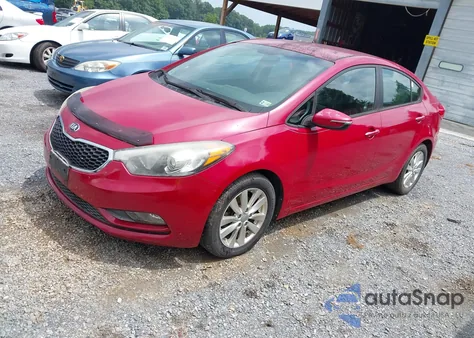 2016 Kia Forte Lx из США, поврежденный, VIN KNAFX4A63G5443706